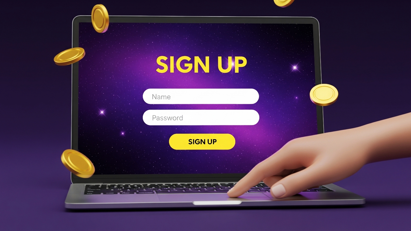 Simple Registration Process at online casino AFROSPORTS
                              